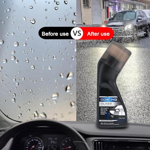 Antibuée pour pare-brise de voiture Spray hydrofuge 90 ml, transparent et durable pour voitures USA, antibuée pour vitre