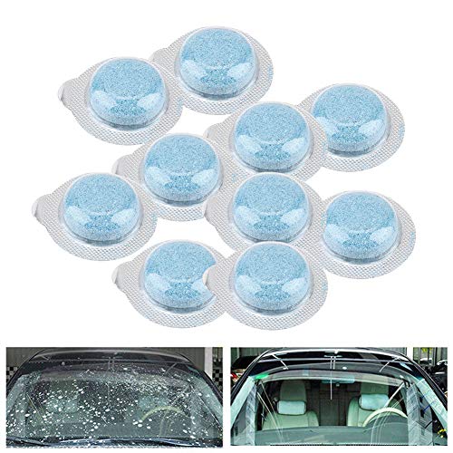 Rain x Rain Repellent, Lave-Glace en Détache-Gouttes Tablettes de Liquide, Nettoyant pour Pare-Brise Automobile, Eau Eff