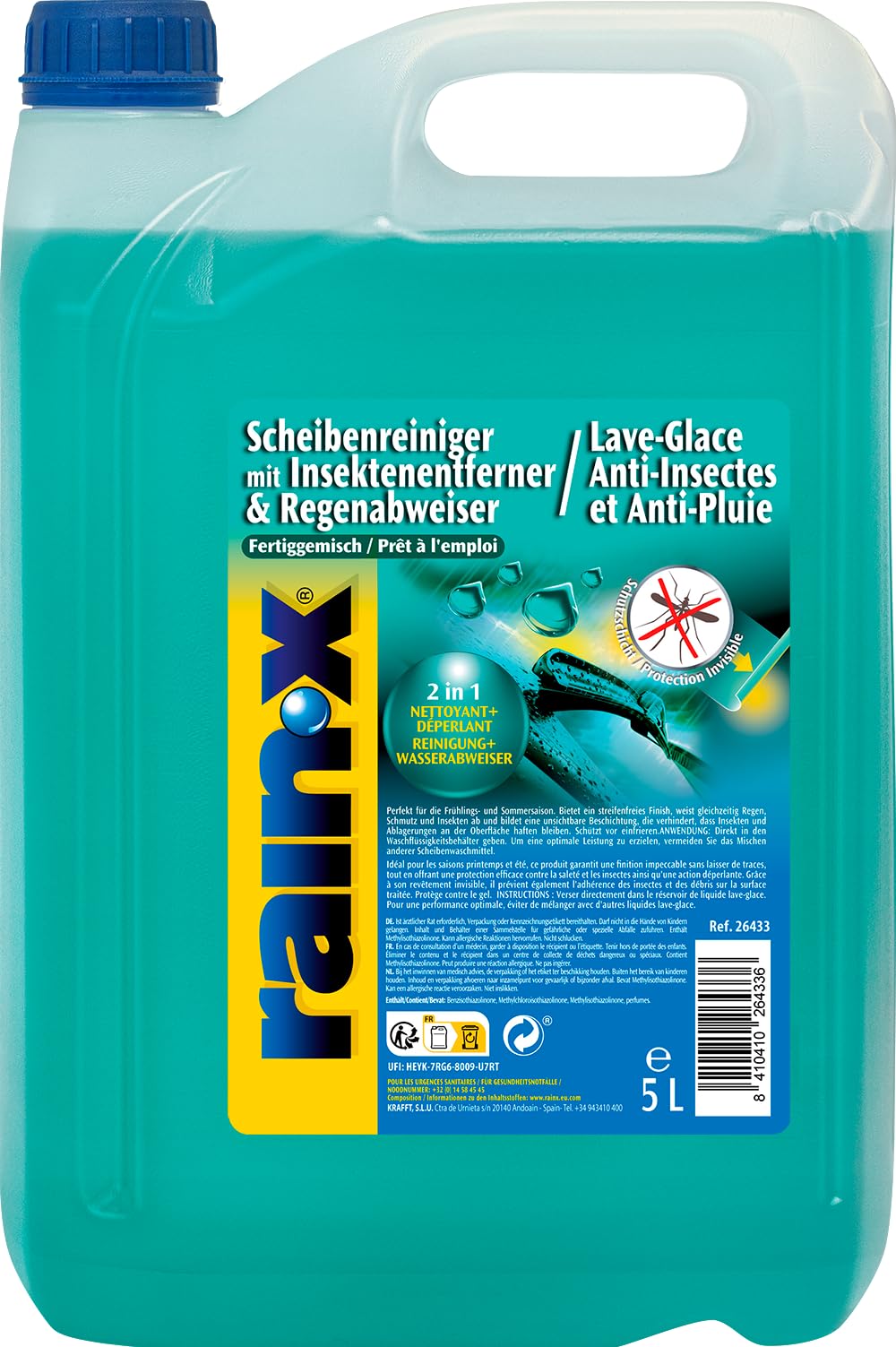 Rainx Anti Pluie Lave Glace